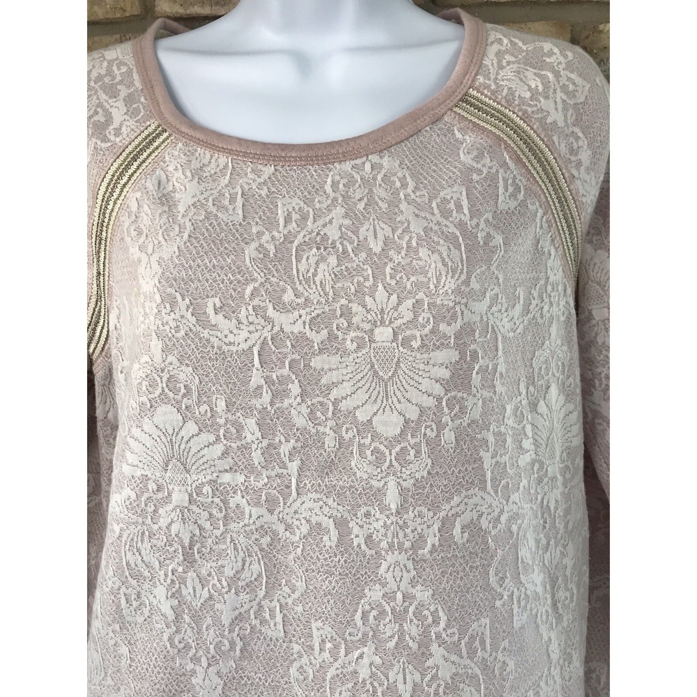 maurices floral lacy long sleeve shirt medium - Picture 2 of 6